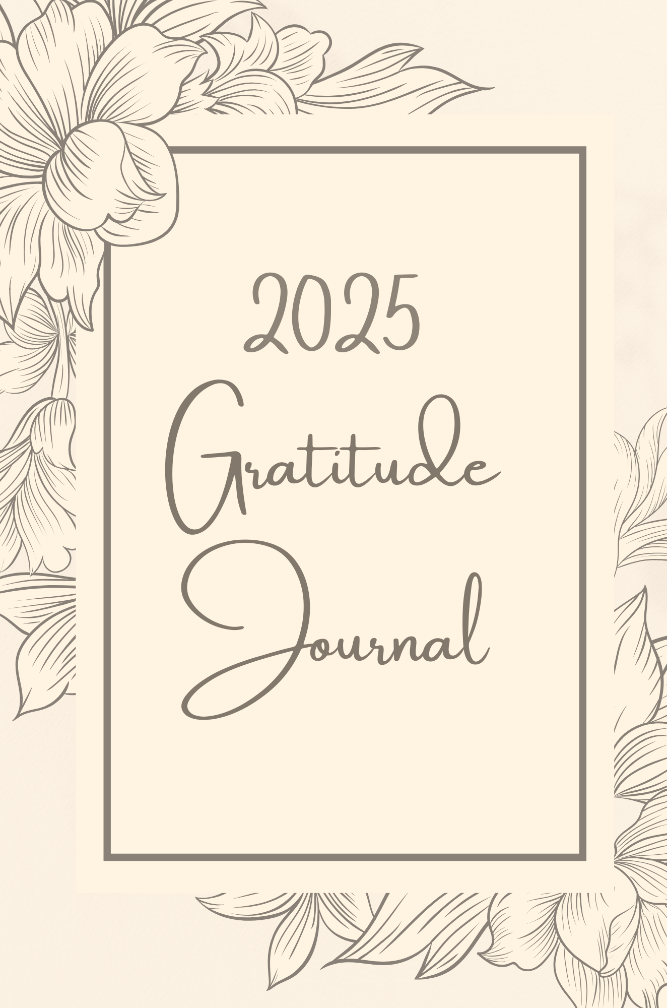 2025 Gratitude Journal – Cultivate Positivity Every Day